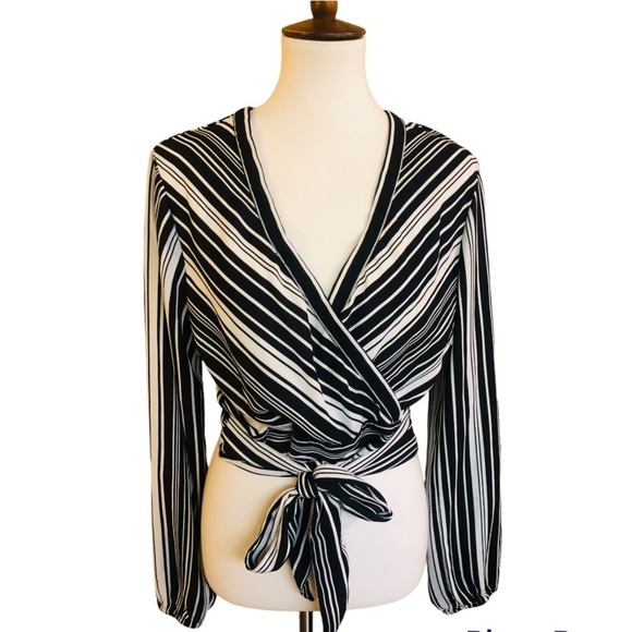 Guess Tops - Guess Wrap-around Tie Front Top